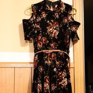 Speechless Floral Polyester Dress Sz. 7